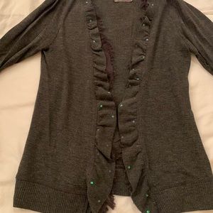 Xs grey cardigan with detail